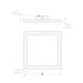 Prescolite LBSES-6SQD LiteBox Edge-Lit 6" 13W LED Square Surface Mount Downlight, 4CCT Selectable, Remote Driver J-Box