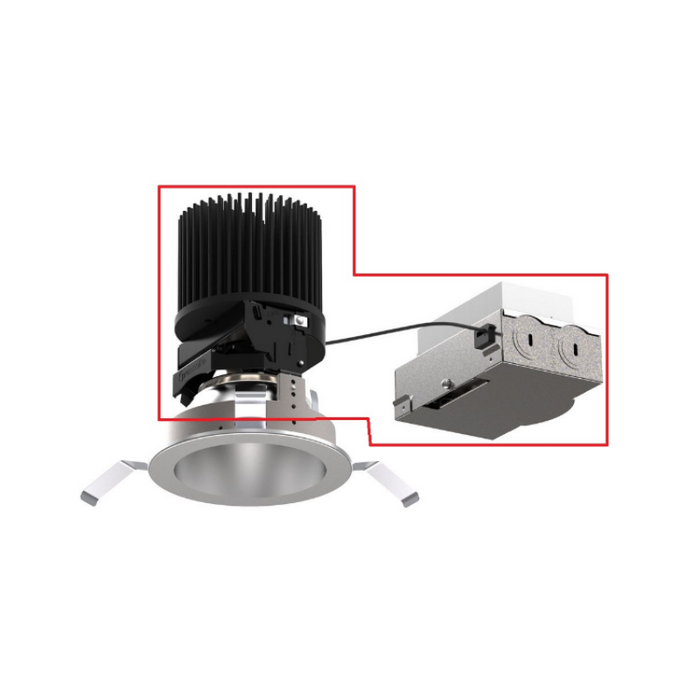 Prescolite LFR-4RD-M LiteFrame 4" 11.8W Round LED Downlight Chicago Plenum Module