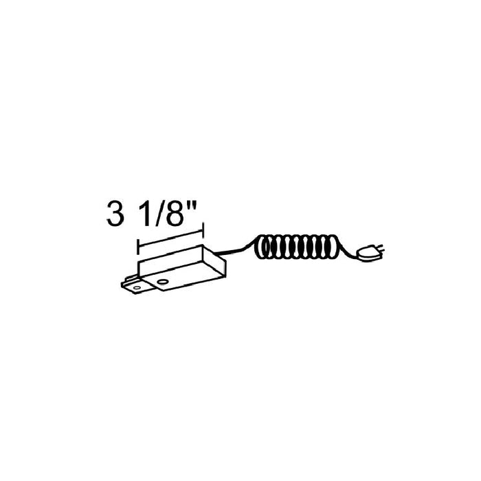 Juno R122 Trac-Lites 3-Wire Cord and Plug Feed, 1-Circuit
