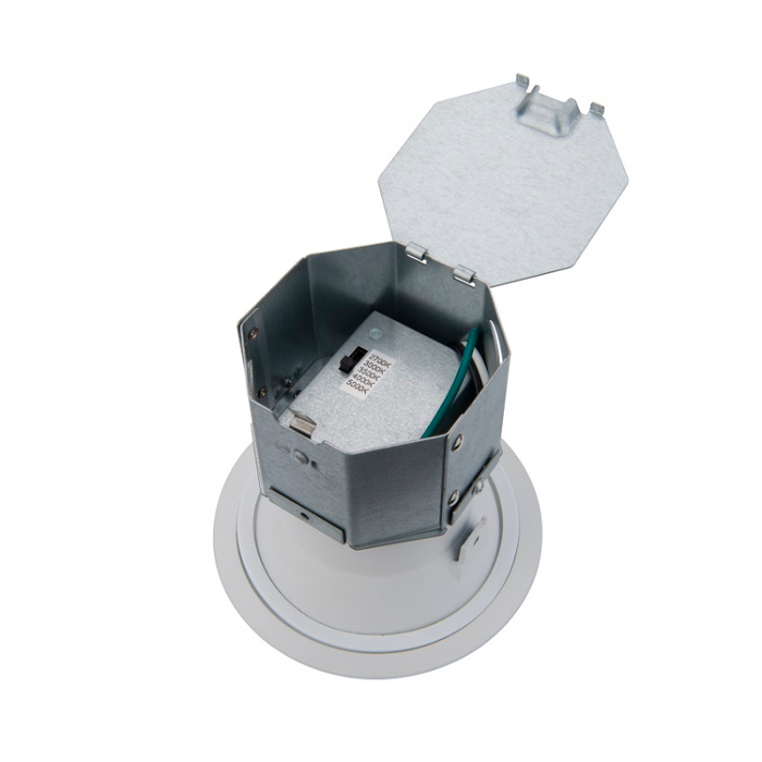 WAC R4DRDN Pop-In 4" LED New Construction Downlight, CCT Selectable