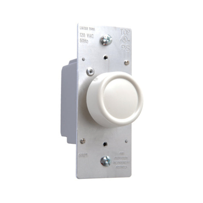 Wattstopper R600 R Series Halogen/Incandescent Single Pole Rotary Dimmer