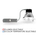 Rayon RBC4-FR 4" 8W/11W/16W/21W/27W Builders Plus LED Commercial Downlight Remodel/Retrofit Fixed Wall Wash, Lumens & 5CCT Selectable, 120-277V
