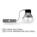 Rayon RBC6-FR 6" 29W/39W/48W Builders Plus LED Commercial Downlight Remodel/Retrofit, Lumens & 5CCT Selectable, 120-277V