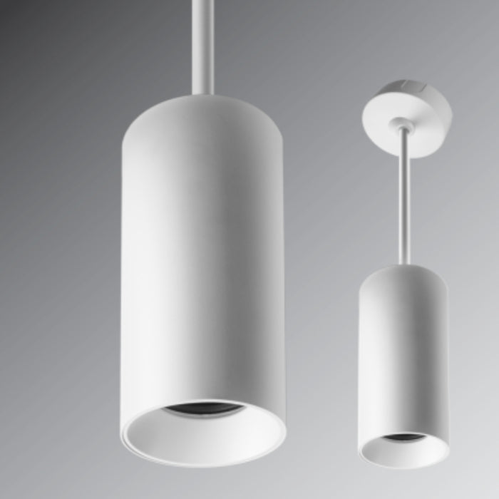 Rayon RCYA6 6" LED Architectural Cylinder, Wattage & 5CCT Selectable, 120-277V, Stem Pendant Mount-Deep