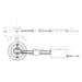 Keystone KT-RDLED38PS-10A-9CSF-VDIM-EM4 10" LED Recessed Emergency Downlight, 5CCT & Wattage Selectable, 120-277V, 0-10V Dimming, 4W Emergency