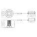 Westgate RDS2TL 2" LED Square Trimless Recessed Downlight, 5CCT Selectable