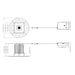 Westgate RDS4TL 4" LED Square Trimless Recessed Downlight, 5CCT Selectable