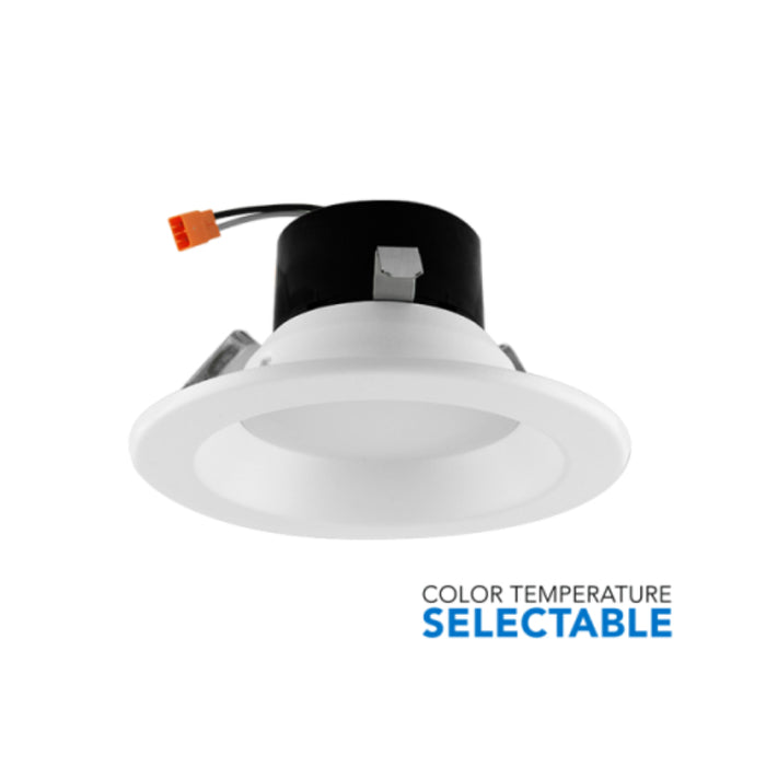 Rayon REC4R 4" 11W Builders Plus LED Downlight, 5CCT Selectable, 715lm, 120V