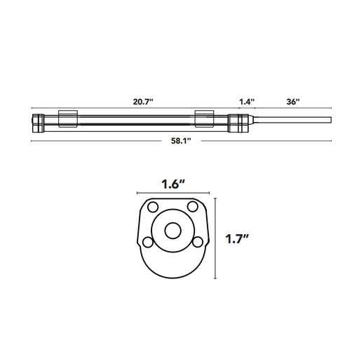 RemPhos RP-LBI65 2-ft 4W/6W/9W/12W LED Linkable Light Bar, 6CCT Selectable, up to 1920 Lumens, 120-277V, IP65 Rated