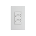 nLight RPODLA 2P DX MVOLT AIR Wireless Line Powered Wall Switch, 2-Pole, On/off + Raise/Lower Control, 120-277V, White, Generation 2