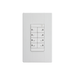 nLight RPODLA 4S DX MVOLT AIR Wireless Line Powered Wall Switch, 4 Scene Control, On/off + Raise/Lower Control, 120-277V, White, Generation 2