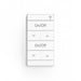 nLight RPODU 2P DX Wireless Battery Powered Wall Switch, 2-Pole, On/off + Raise/Lower Control, White, Generation 2