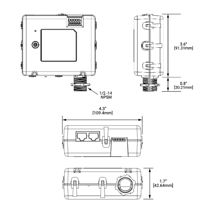 Wavelinx RSP-C-010-Z1 CAT Relay Switchpack - Zone 1