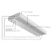 Rayon RULB36 36" 16W LED Under Cabinet, 5CCT Selectable, 120V