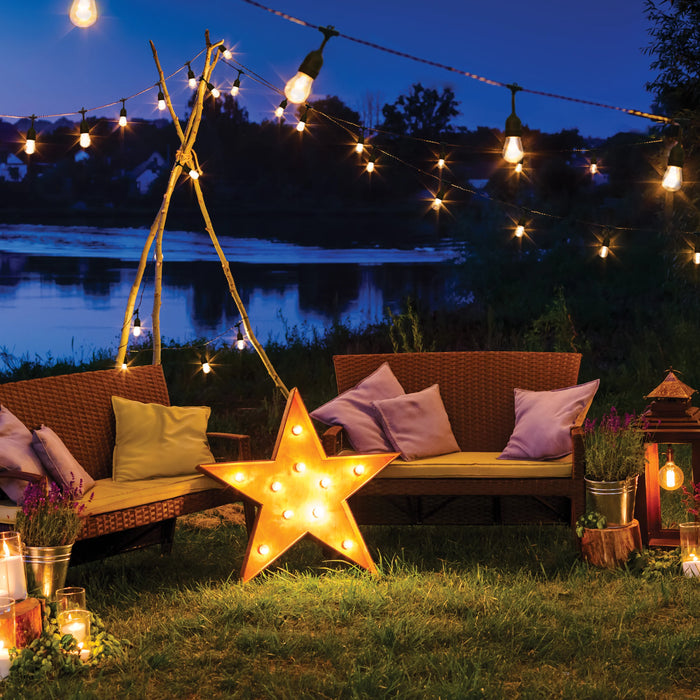 Satco S11288 Starfish WIFI Smart LED Indoor/Outdoor 24-ft 10 Lamps String light