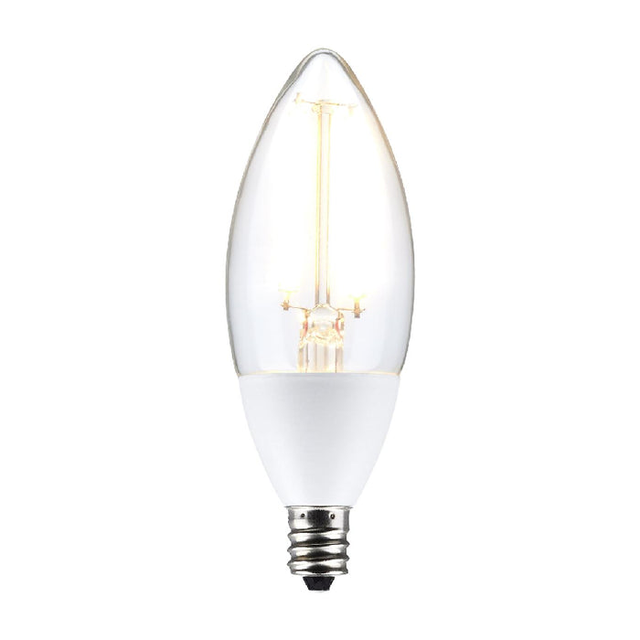 Satco S11477 5W B11 LED Bulb, E12 Base, 2700K, 12-Pack