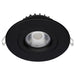 Satco S11618R1 4" 12W LED Round Direct Wire Downlight, CCT Selectable-Black