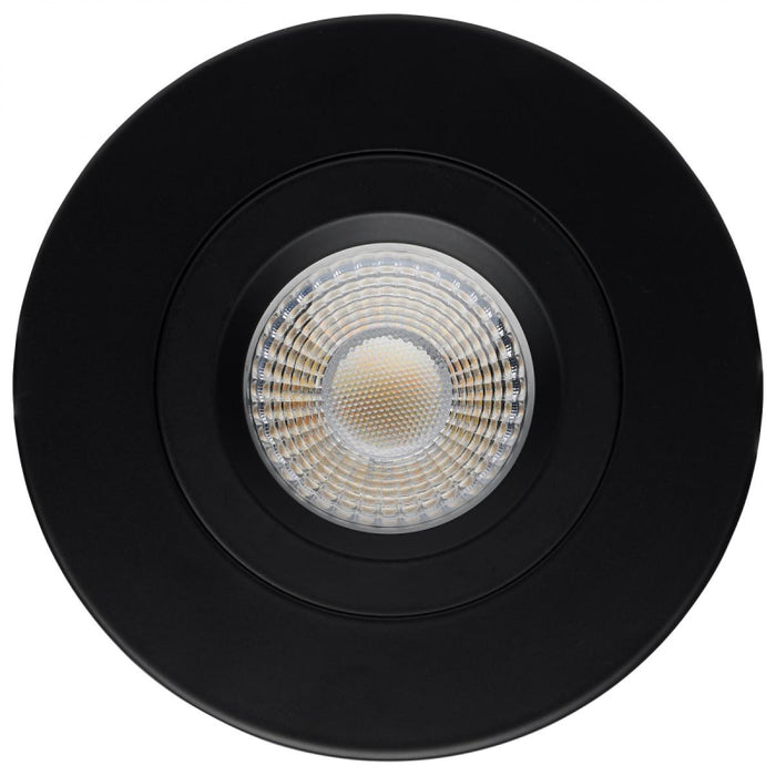 Satco S11618R1 4" 12W LED Round Direct Wire Downlight, CCT Selectable-Black