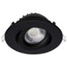 Satco S11618R1 4" 12W LED Round Direct Wire Downlight, CCT Selectable-Black