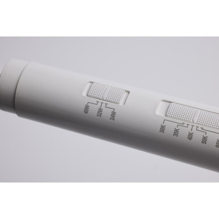 Satco S11757 8-ft 24/32/40W LED  Type B  T8 Lamp, 2-PC 4ft, CCT Selectable, Dual Socket, Type B