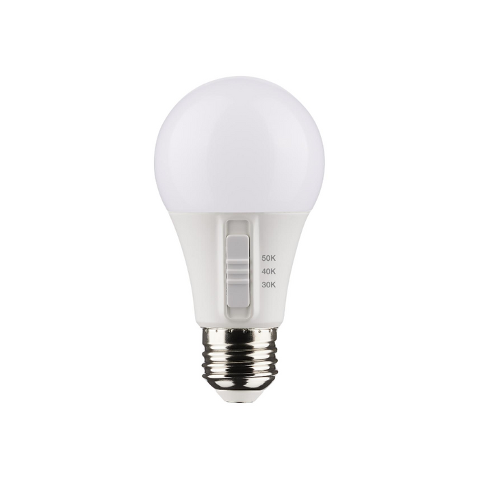 Satco S11771 9W A19 LED Bulb, E26 Medium Base, CCT Selectable