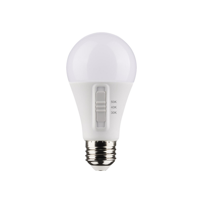 Satco S11773 14W A19 LED Bulb, E26 Medium Base, CCT Selectable