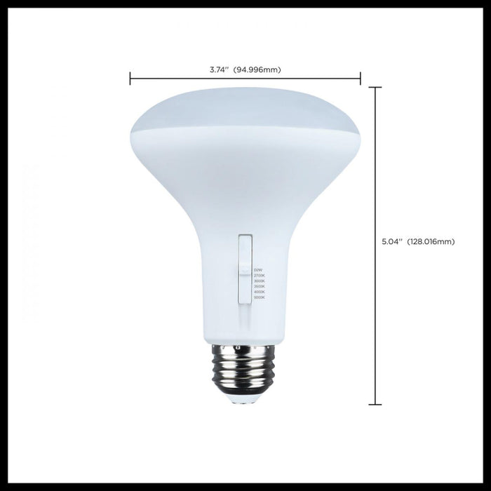 Satco S11784 8.5W BR30 LED Bulb, E26 Base, 5CCT Selectable