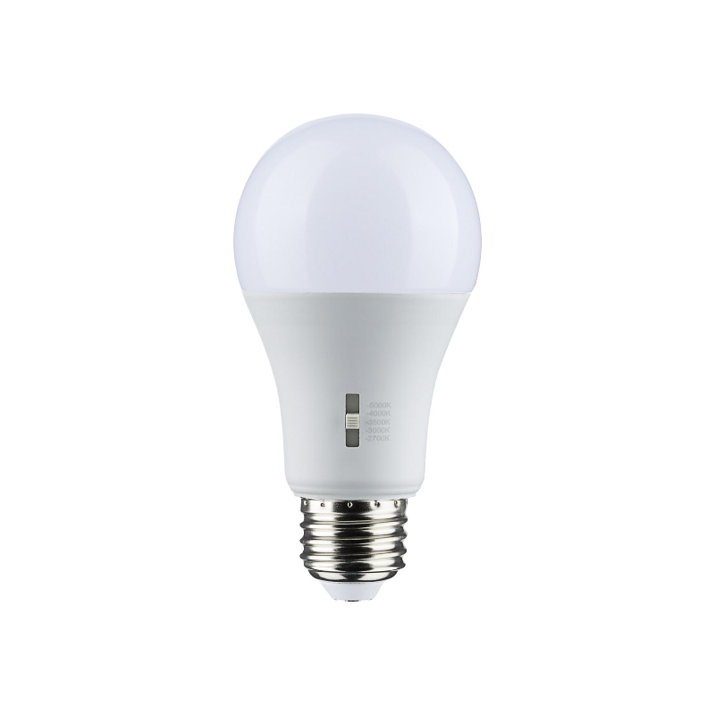 Satco S11791 8.8W A19 LED Bulb, E26 Medium Base, CCT Selectable