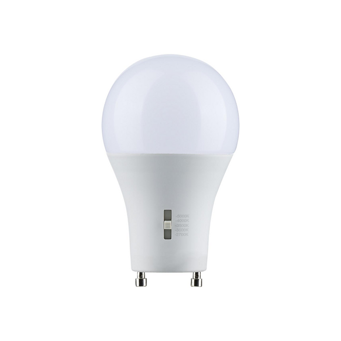 Satco S11796 14W A19 LED Bulb, Bi Pin GU24 Base, CCT Selectable