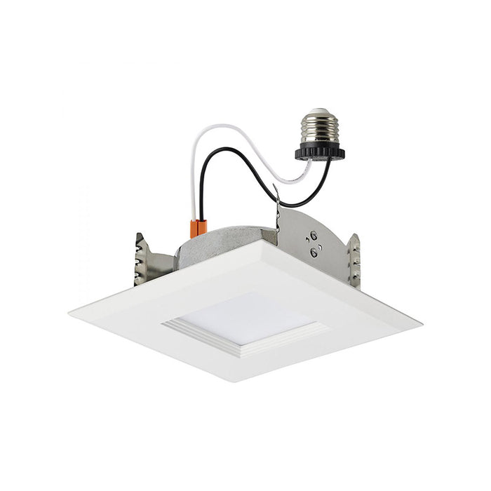 Satco S11820R1 4" 6.7W LED Square Downlight Retrofit, CCT Selectable