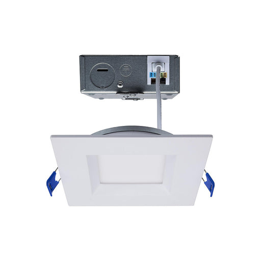 Satco S11871 4" 12W LED Square Low Profile Regress Baffle Downlight, CCT Selectable
