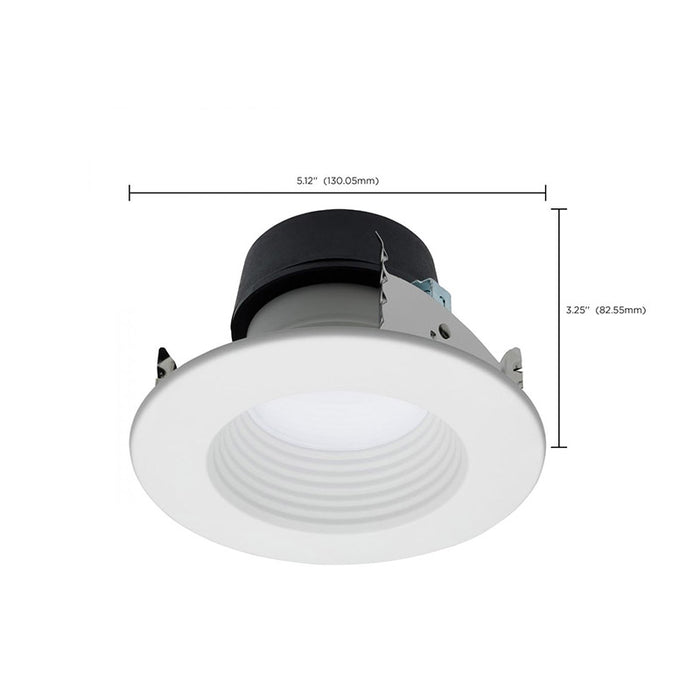 Satco S11882 4" 5.8W/7W/9.5W LED Downlight Retrofit, CCT Selectable