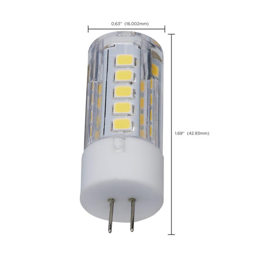 Satco S12312 3W T5 LED Bulb, G4 Base, 5000K