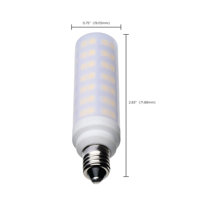 Satco S12341 6.5W T6 LED Bulb, E11 Base, 5000K