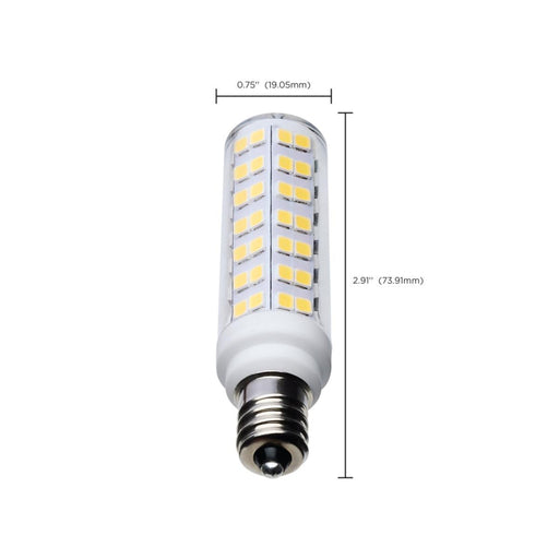 Satco S12347 6.5W T6 LED Bulb, E12 Base, 5000K