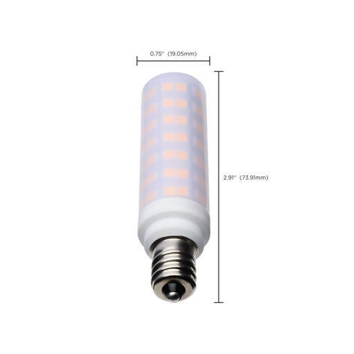 Satco S12349 6.5W T6 LED Bulb, E12 Base, 5000K