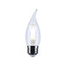 Satco S12513 5.5W CA10 LED Bulb, E26 Base, 5000K, Clear