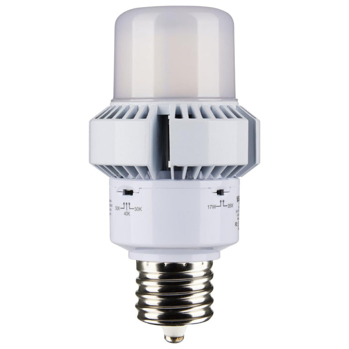 Satco S13163 35W/17W LED Bulb; AP28; 3CCT Selectable; Mogul Extended Base; 100-277V; Type B