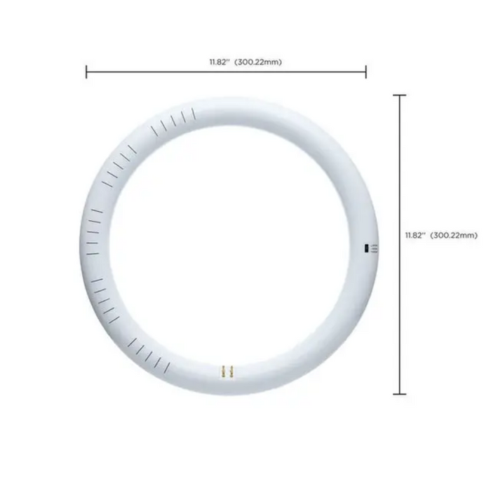 Satco S16511 16W T9 LED Circline Bulb, G10q Base, 3CCT Selectable, 120-277V, Type A/B
