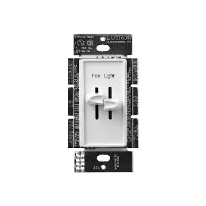 Lutron S2-LFSQH Skylark 1.5A Combination Fan and Light Control
