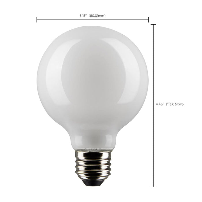 Satco S21241 6W G25 LED Bulb, E26 Base, 5000K
