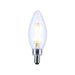 Satco S21274 5.5W B11 LED Filament Bulb, E12 Base, 3000K, Clear