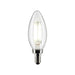 Satco S21277 5.5W B11 LED Filament Bulb, E12 Base, 5000K, Clear