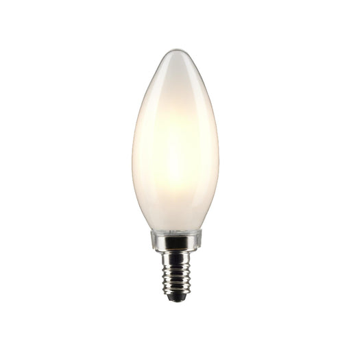 Satco S21280 5.5W B11 LED Filament Bulb, E12 Base, 4000K, Frost