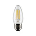Satco S21291 5.5W B11 LED Bulb, E26 Base, 4000K, Clear