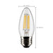 Satco S21291 5.5W B11 LED Bulb, E26 Base, 4000K, Clear