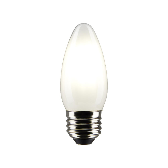 Satco S21293 5.5W B11 LED Filament Bulb, E26 Base, 4000K, Frost