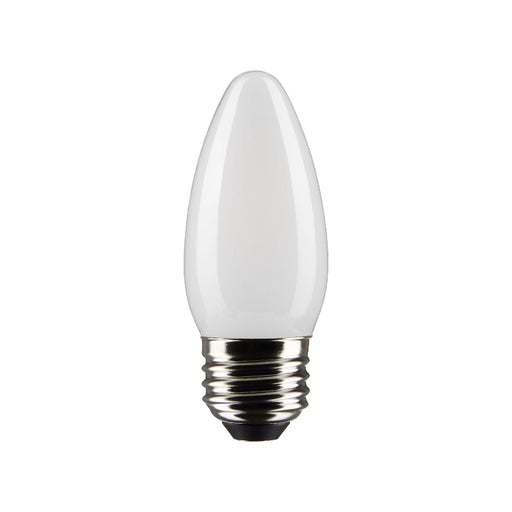 Satco S21293 5.5W B11 LED Filament Bulb, E26 Base, 4000K, Frost