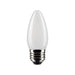 Satco S21293 5.5W B11 LED Filament Bulb, E26 Base, 4000K, Frost
