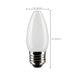 Satco S21293 5.5W B11 LED Filament Bulb, E26 Base, 4000K, Frost